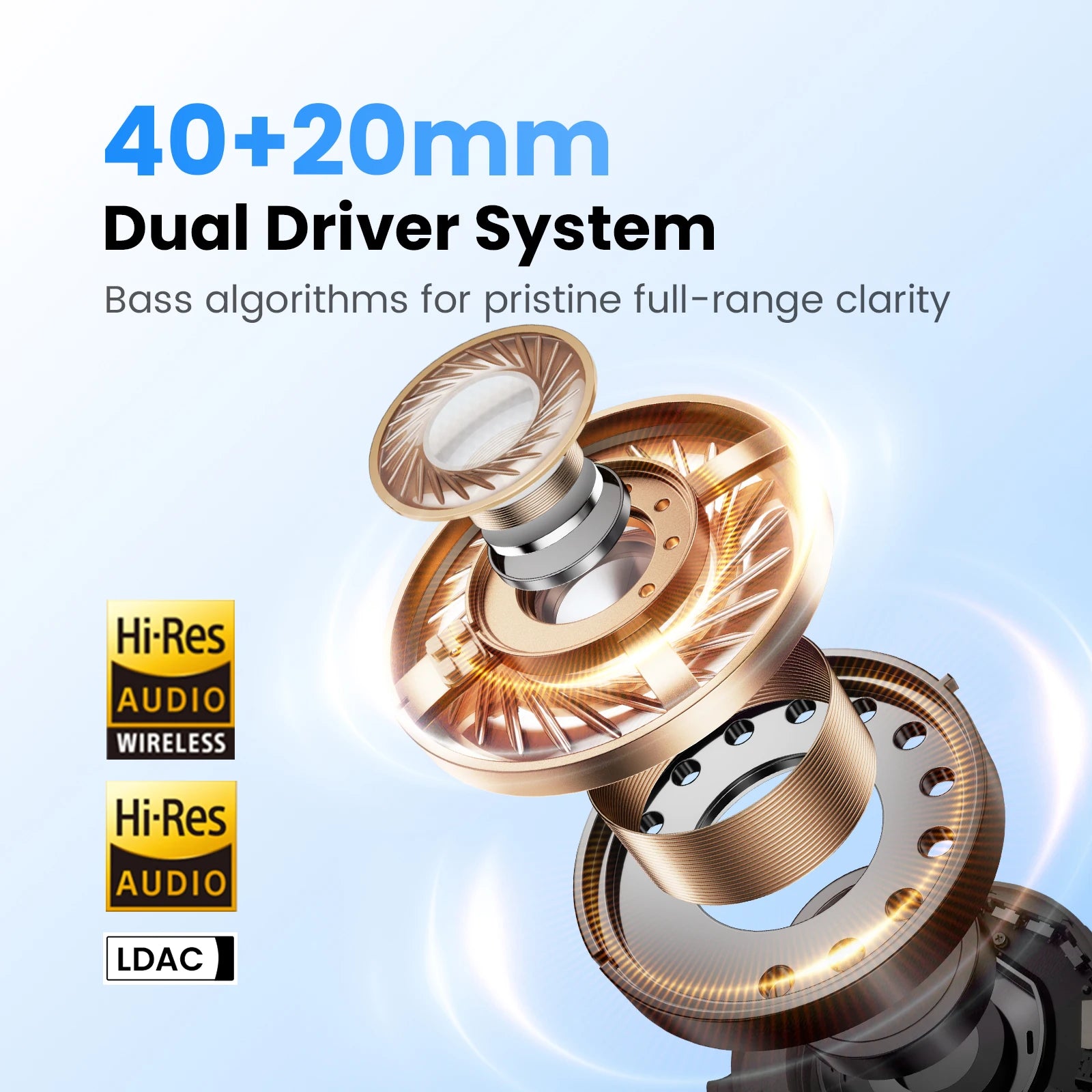 Over-Ear ANC Bluetooth Headphones With LDAC & 3D Audio
